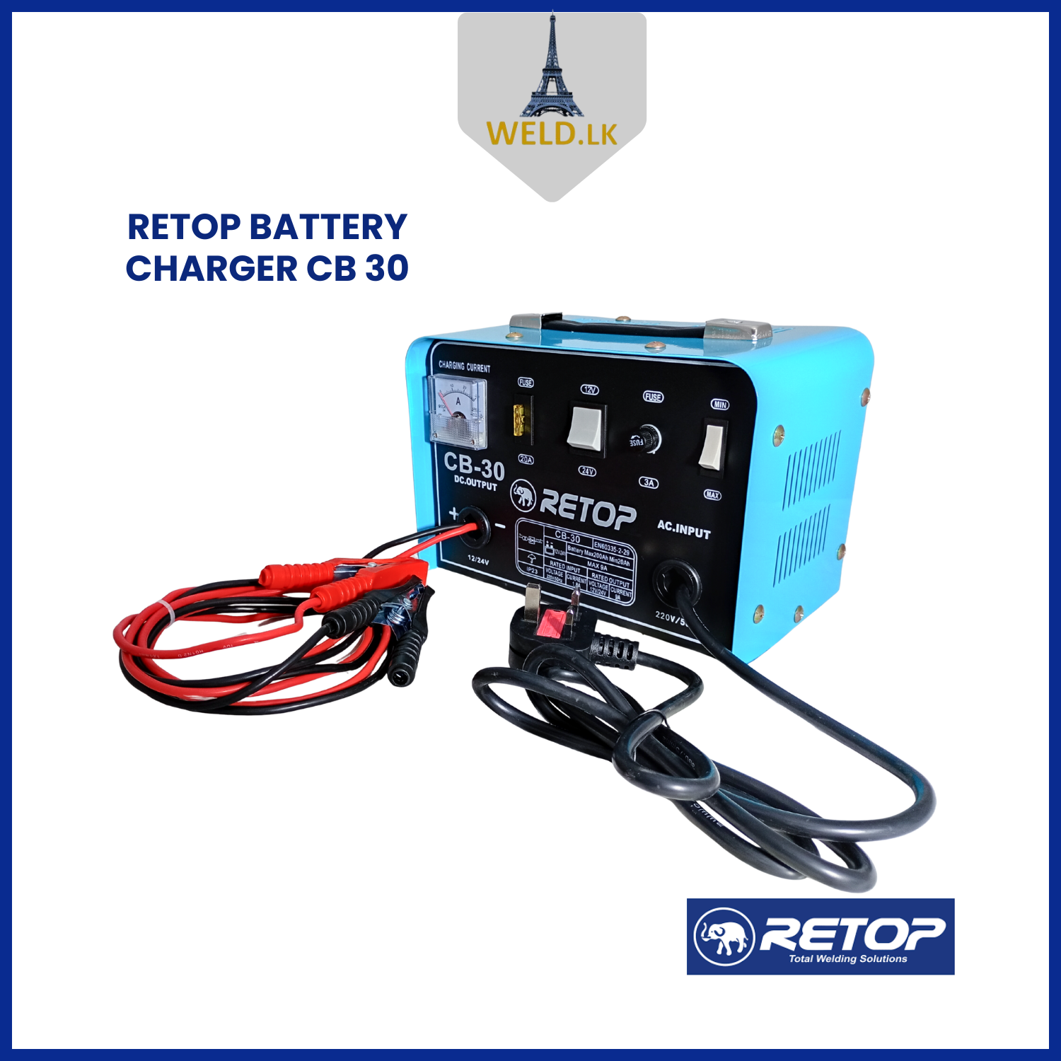RETOP BATTERY CHARGER CB 30