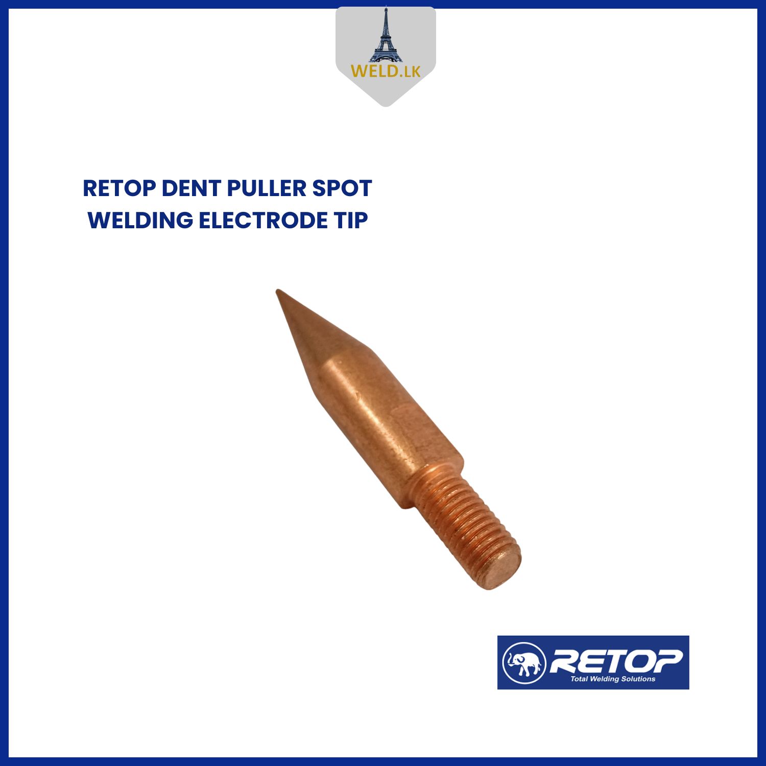 RETOP DENT PULLER SPOT WELDING ELECTRODE TIP