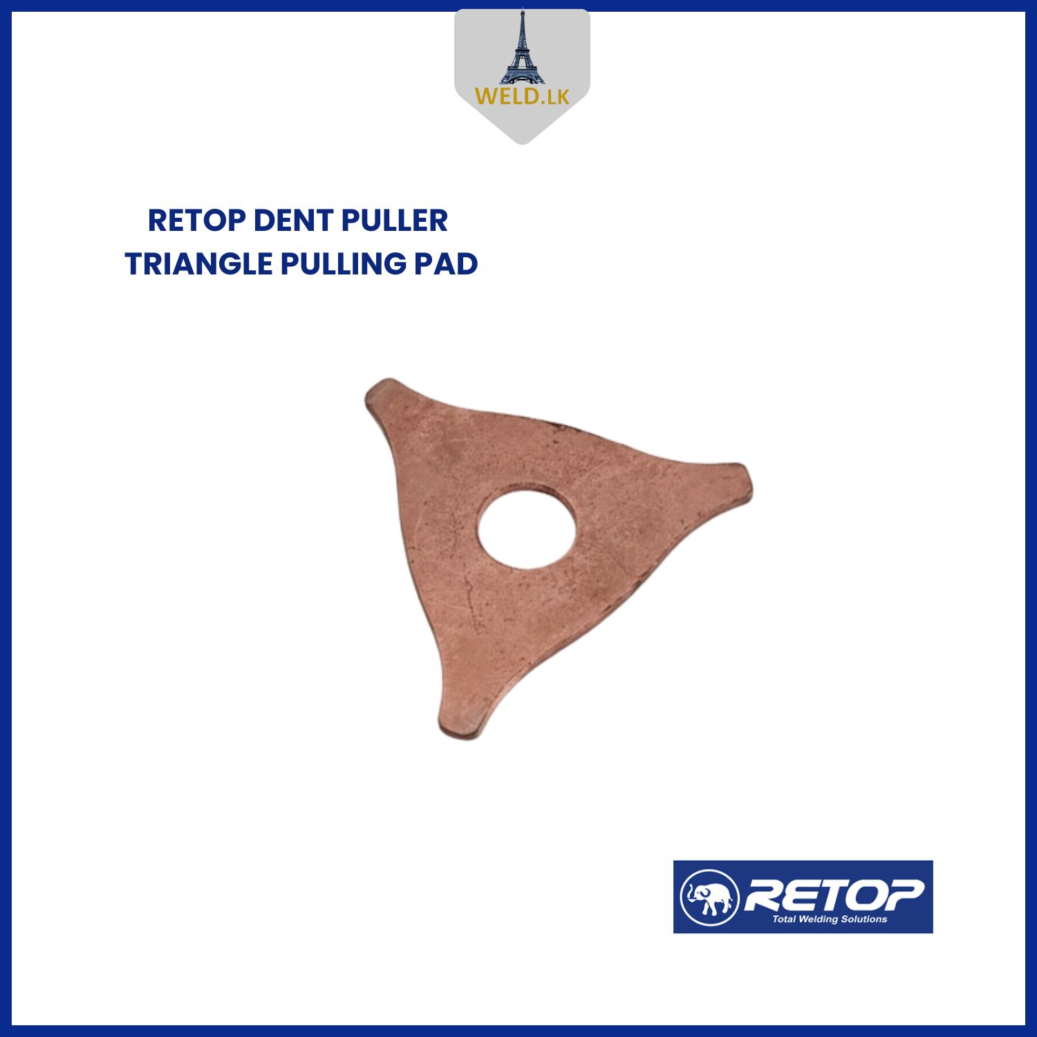 RETOP DENT PULLER TRIANGLE PULLING PAD