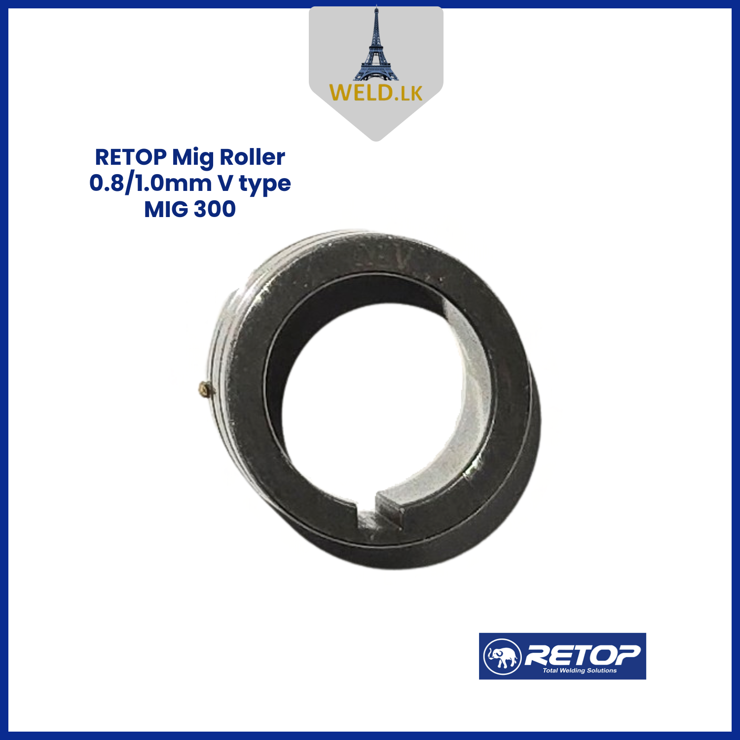 RETOP MIG ROLLER 0.8/1.0mm ZIG ZAG TYPE MIG 300