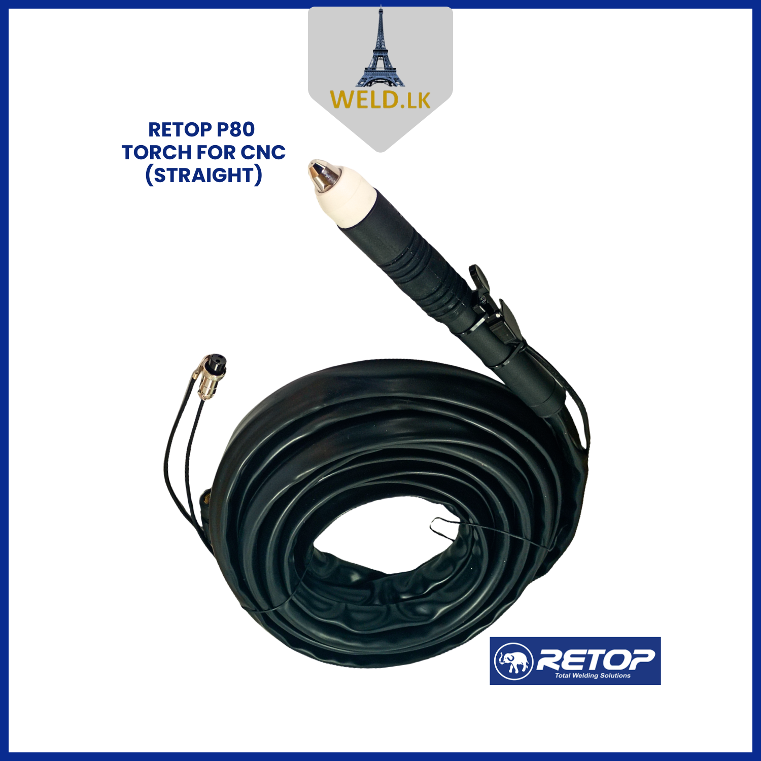 RETOP P80 TORCH FOR CNC (STRAIGHT)