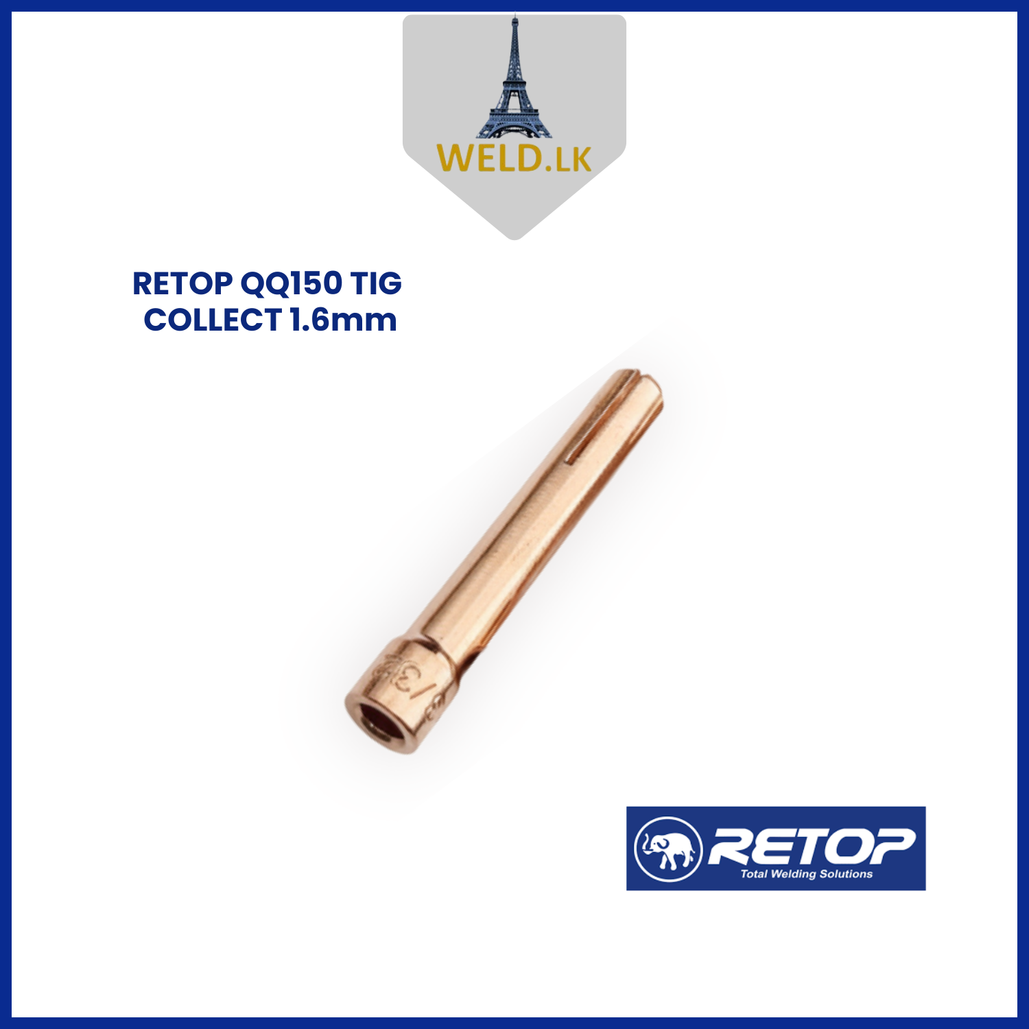 RETOP QQ150 TIG COLLECT 1.6mm