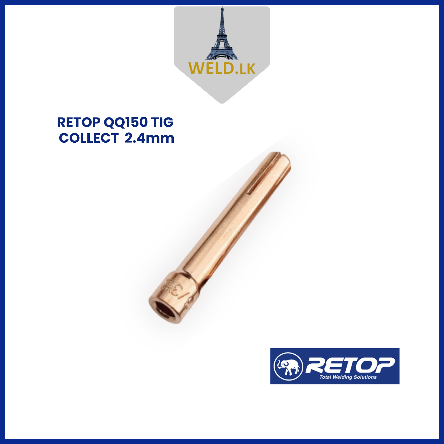 RETOP QQ150 TIG COLLECT 2.4mm