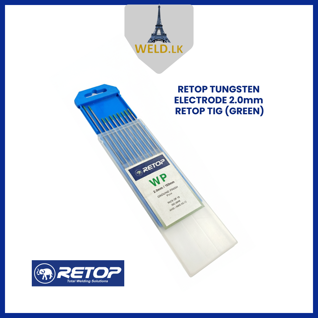 RETOP TUNGSTEN ELECTRODE 2.0mm TIG Welding  (GREEN)