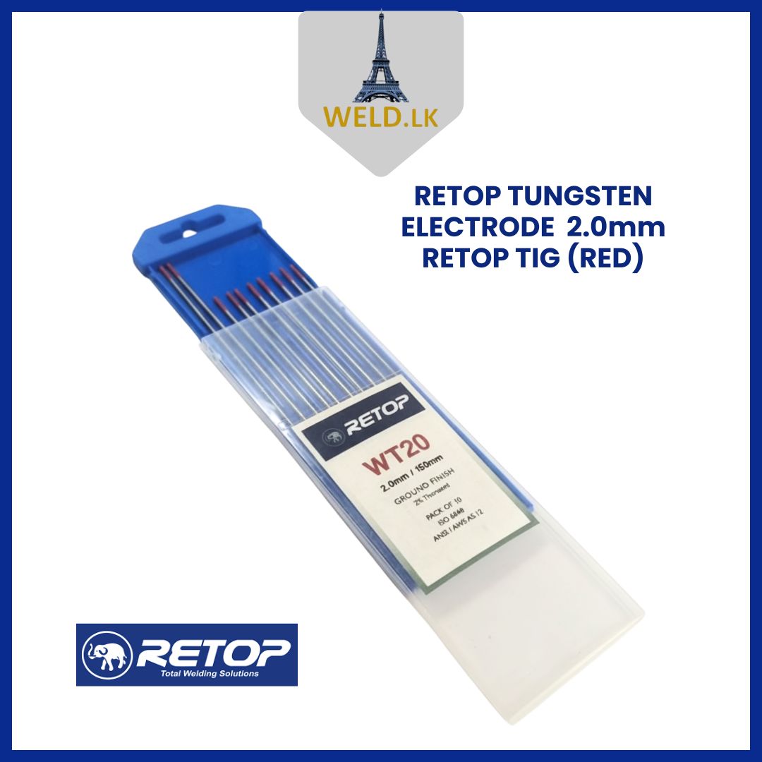 RETOP TUNGSTEN ELECTRODE 2.0mm TIG Welding  (RED)