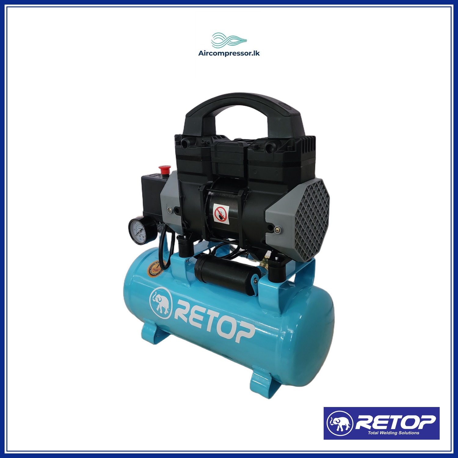 RETOP AIR COMPRESSOR 9L OIL-FREE 1.5HP image 4