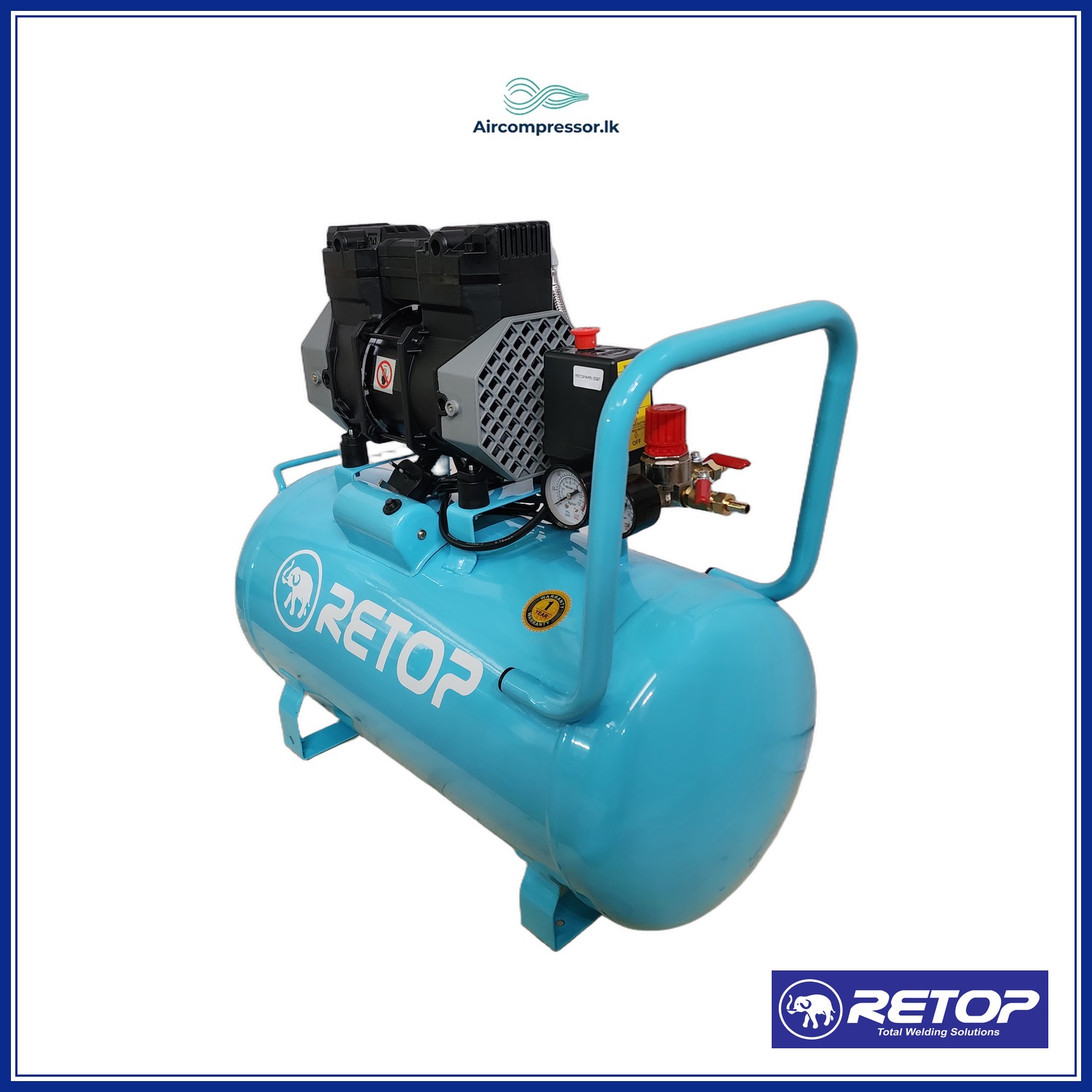 RETOP AIR COMPRESSOR 40L OIL-FREE 2.2HP image 3